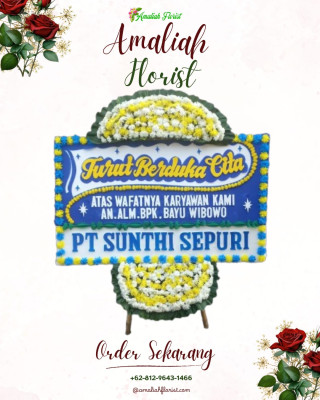 Papan Bunga Duka di Taba Penanjung